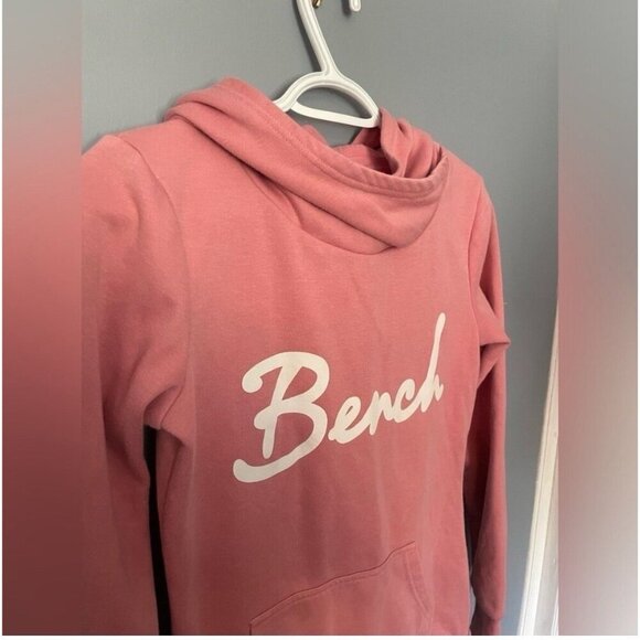 Pink Bench Hooded Sweater Women's Size XS Casual Zip-Up Sweatshirt - Picture 2 of 5